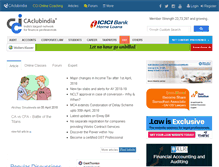 Tablet Screenshot of caclubindia.com